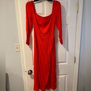 Reformation Hilda Dress in Paprika
